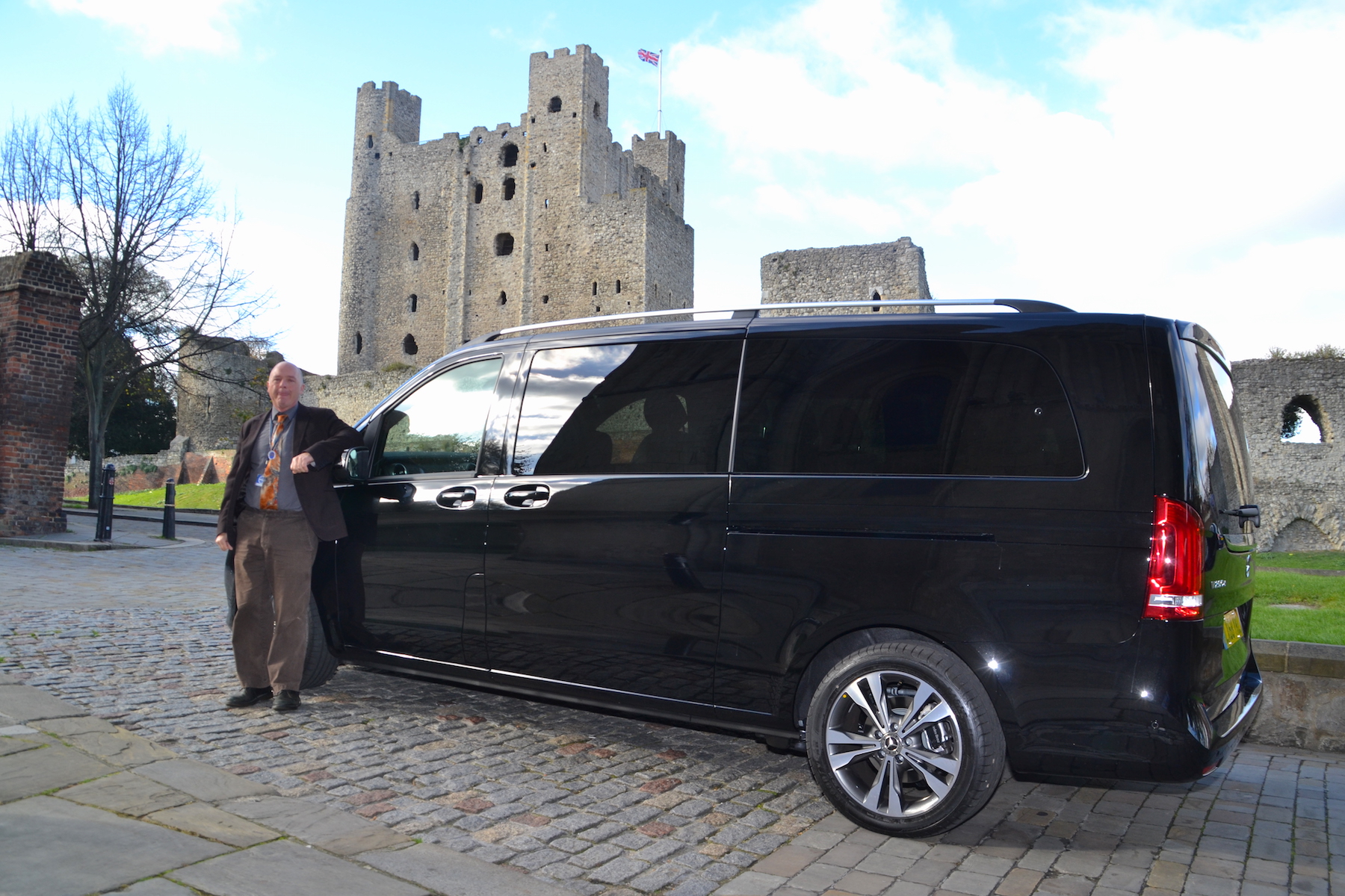 Luxury Mercedes Touring Vehicle with Security Tinted Windows